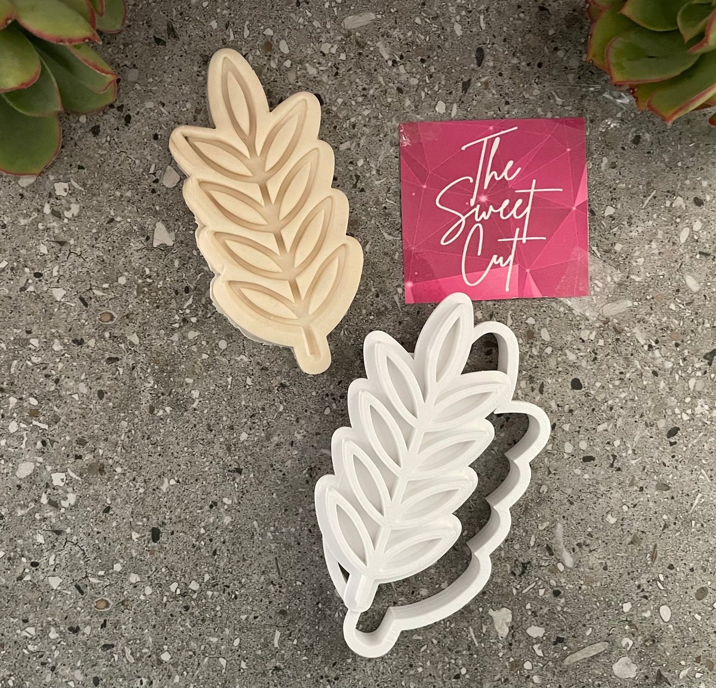 Leaf stamp and cutter