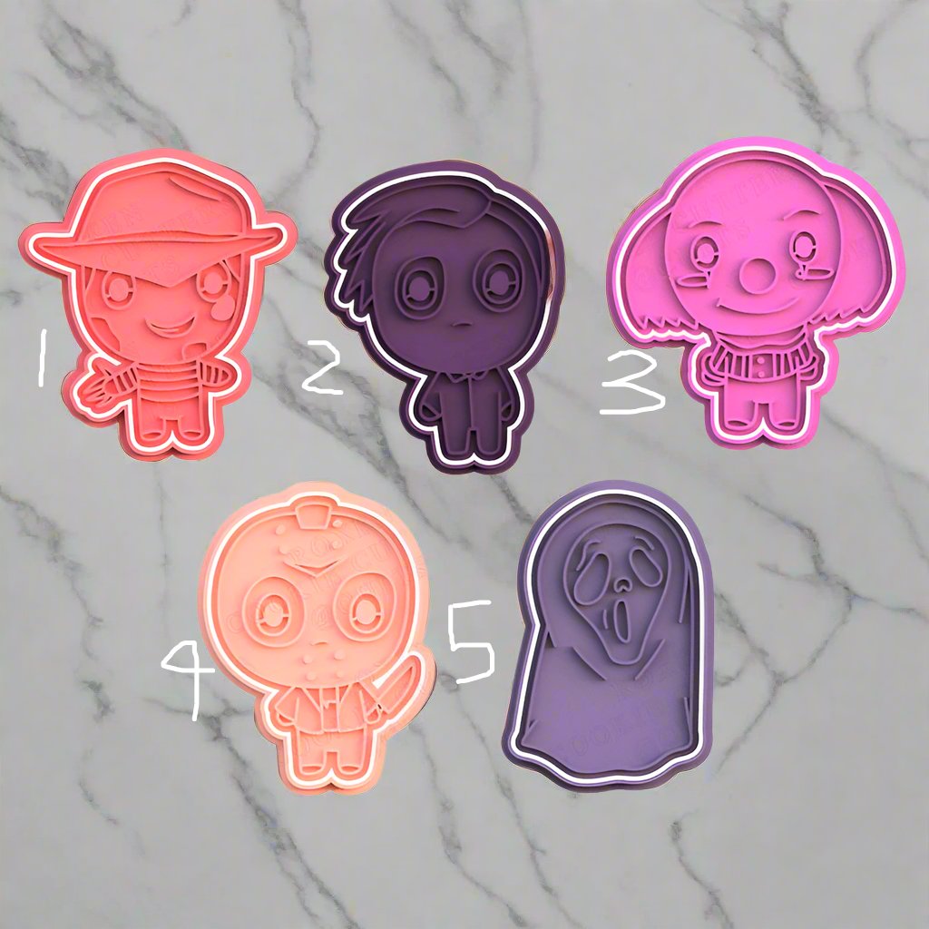 Halloween characters stamp and cutters