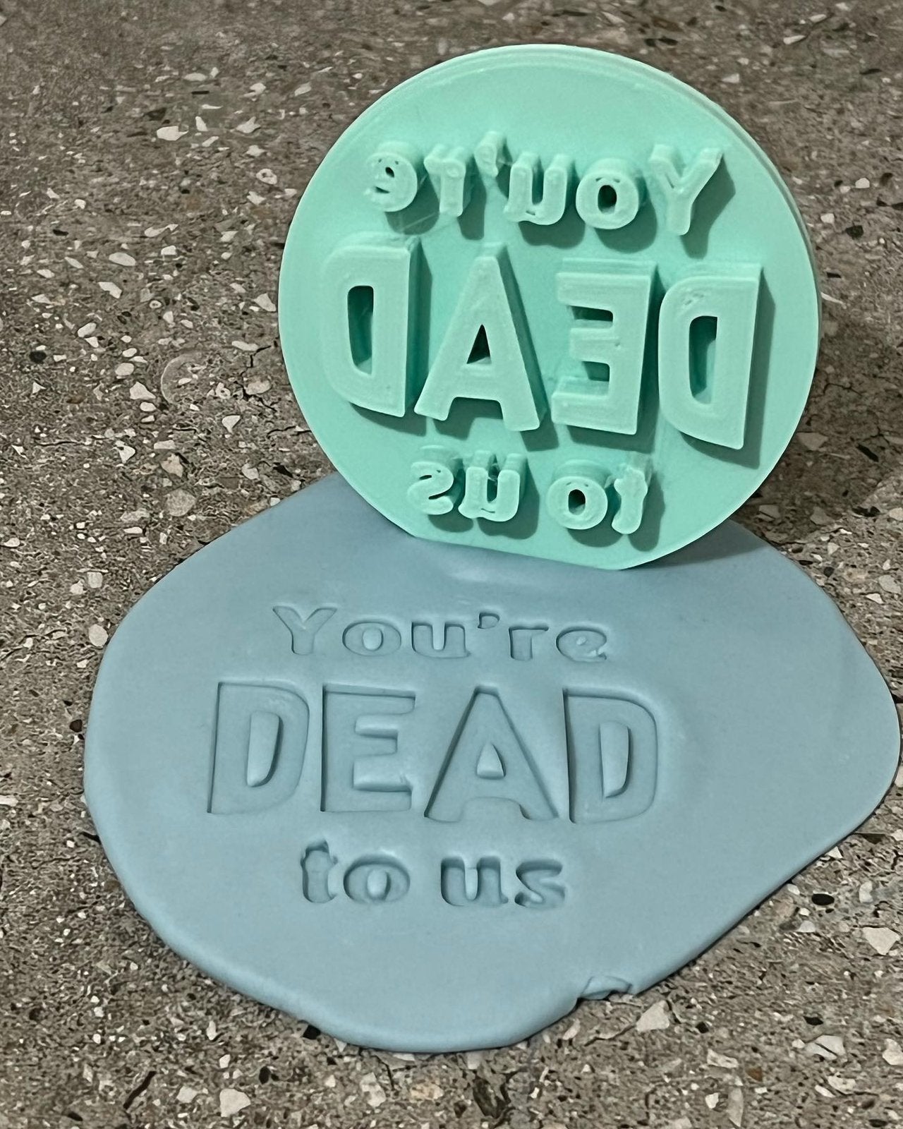 Rude stamps and circle cutter