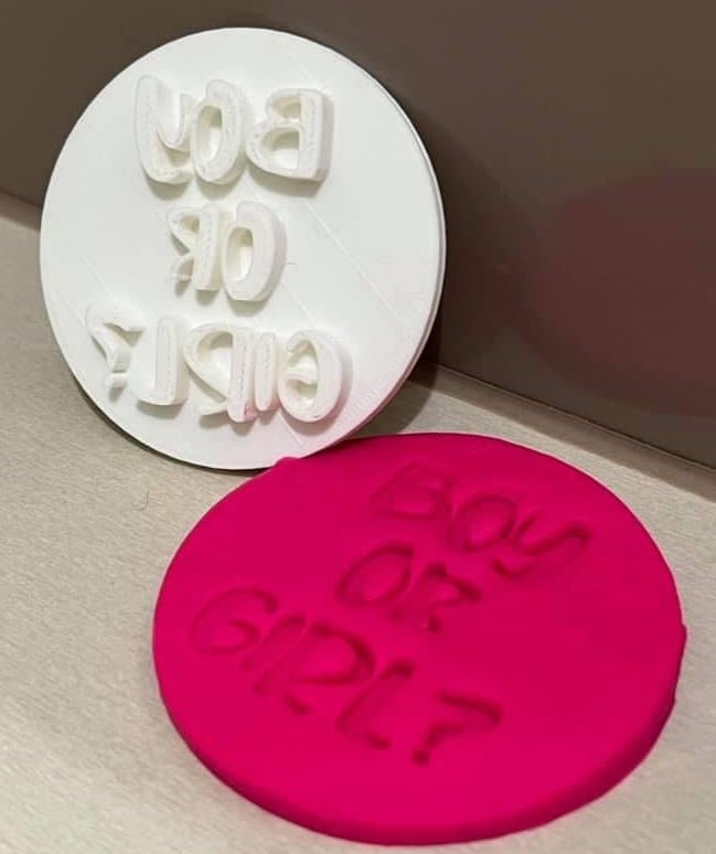 Boy or Girl stamp and cutter