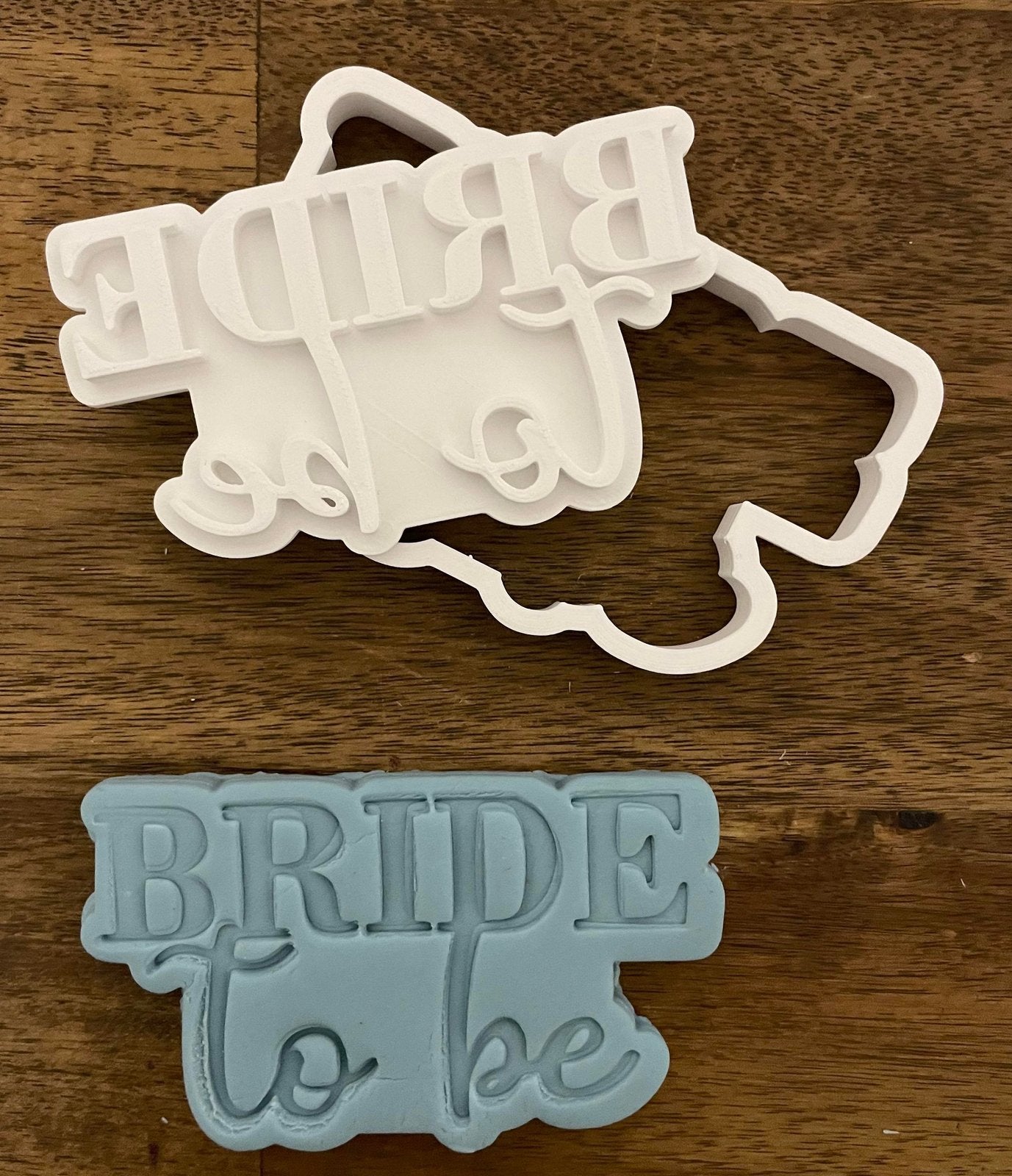 Bride to be stamp and cutter