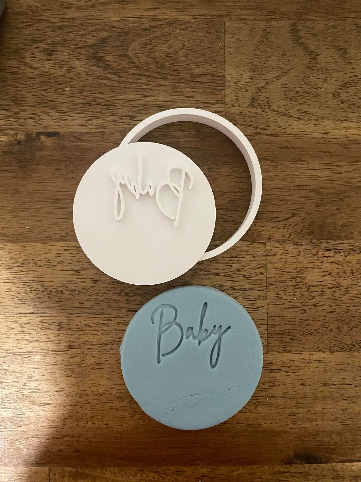 Baby stamp and circle cutter