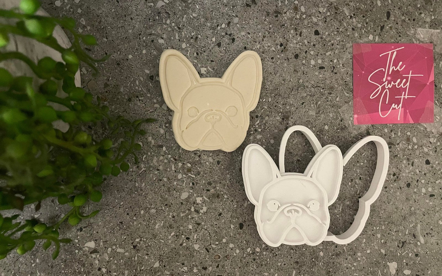French Bulldog face Stamp and Cutter