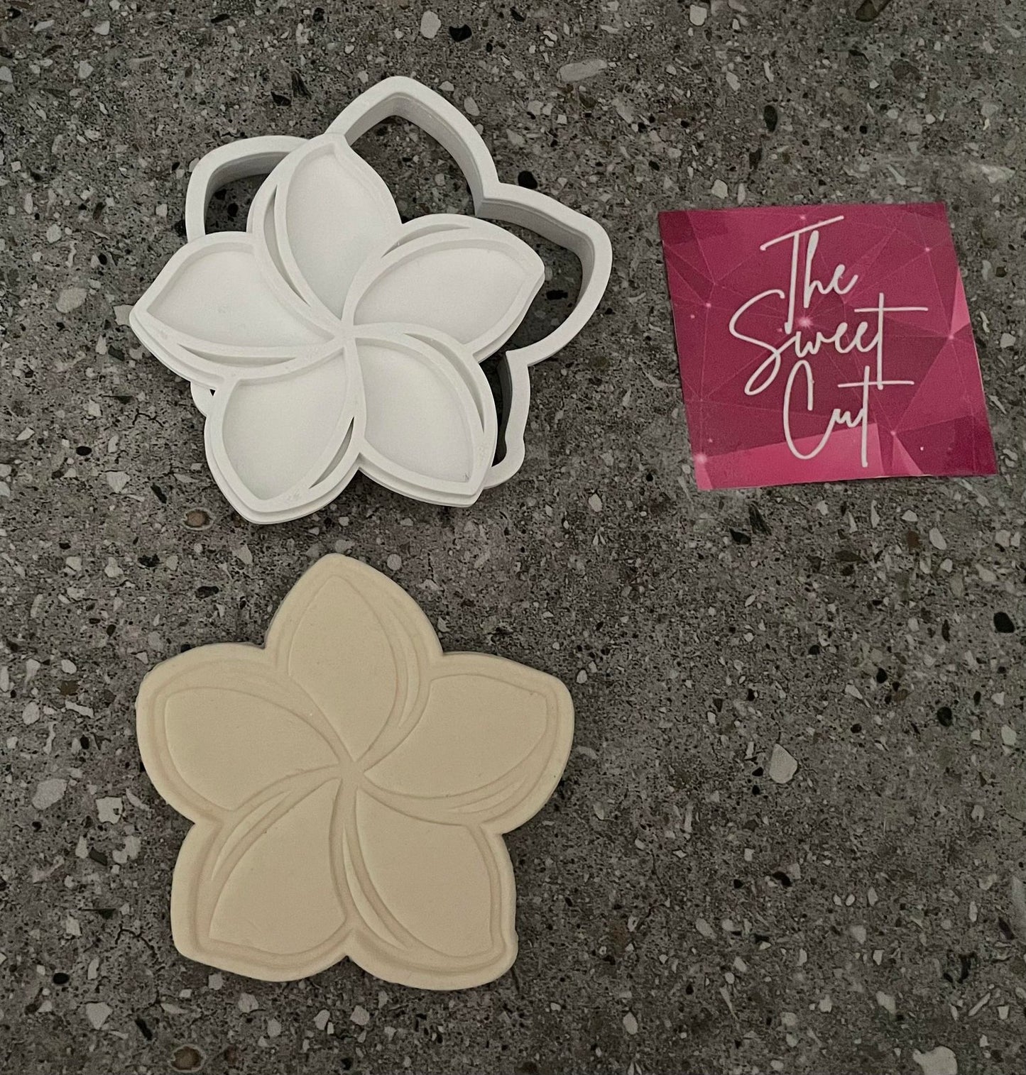 Frangipani Flower Stamp and Cutter