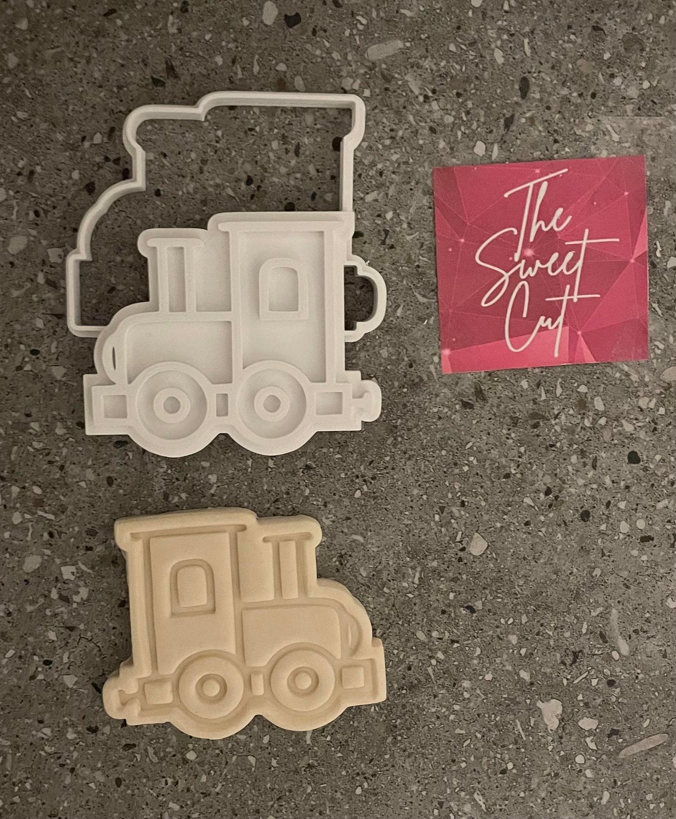 Train Stamp and Cutter