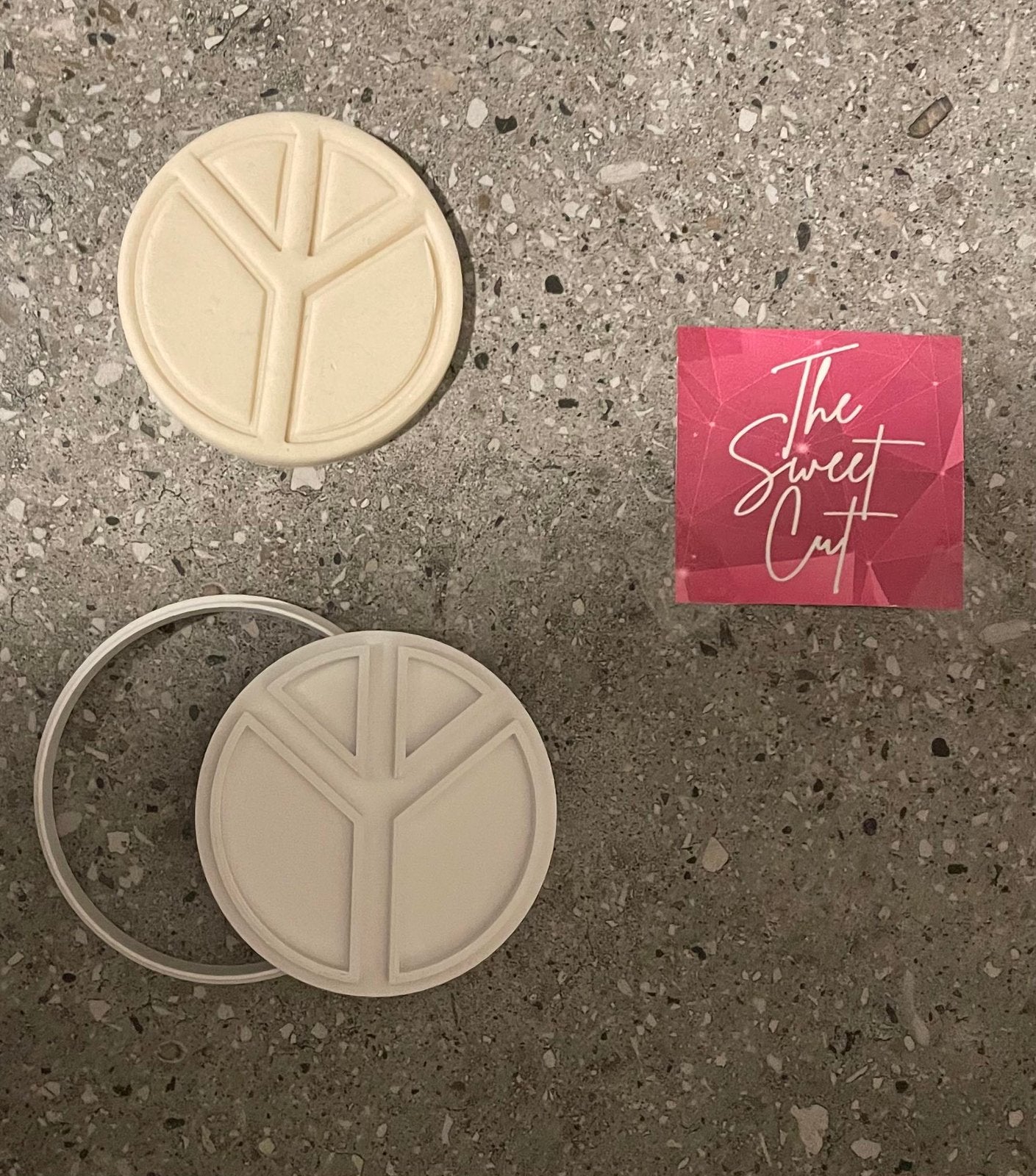 Peace symbol stamp and Circle Cutter