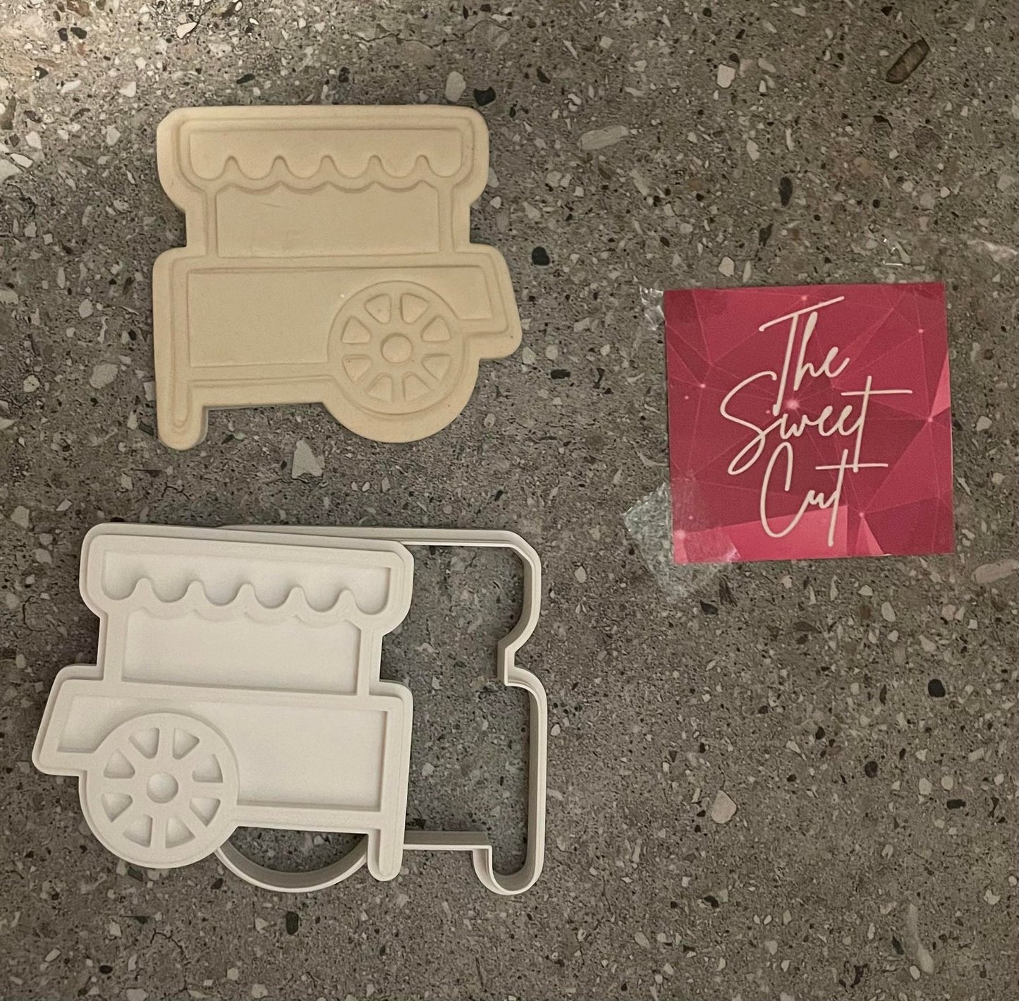 Food cart stamp and cutter