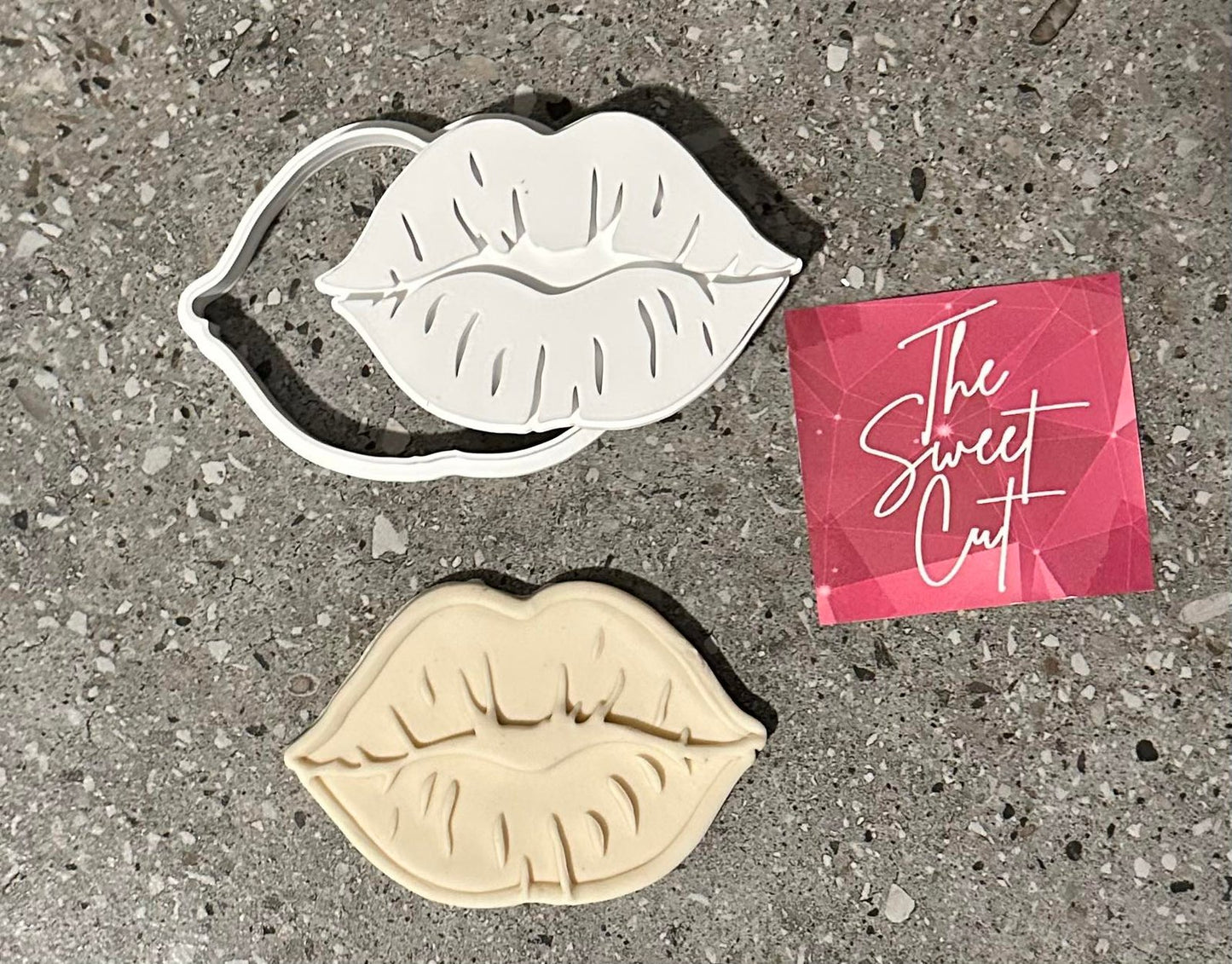 Lip stamp and cutter