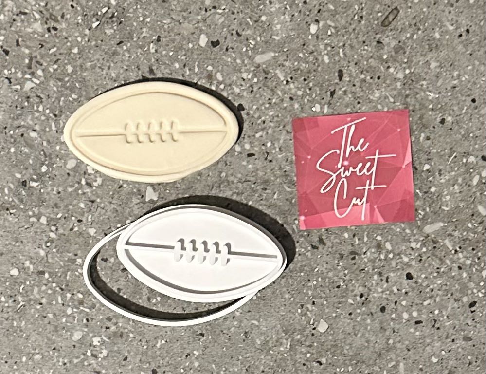 Football Stamp and Cutter