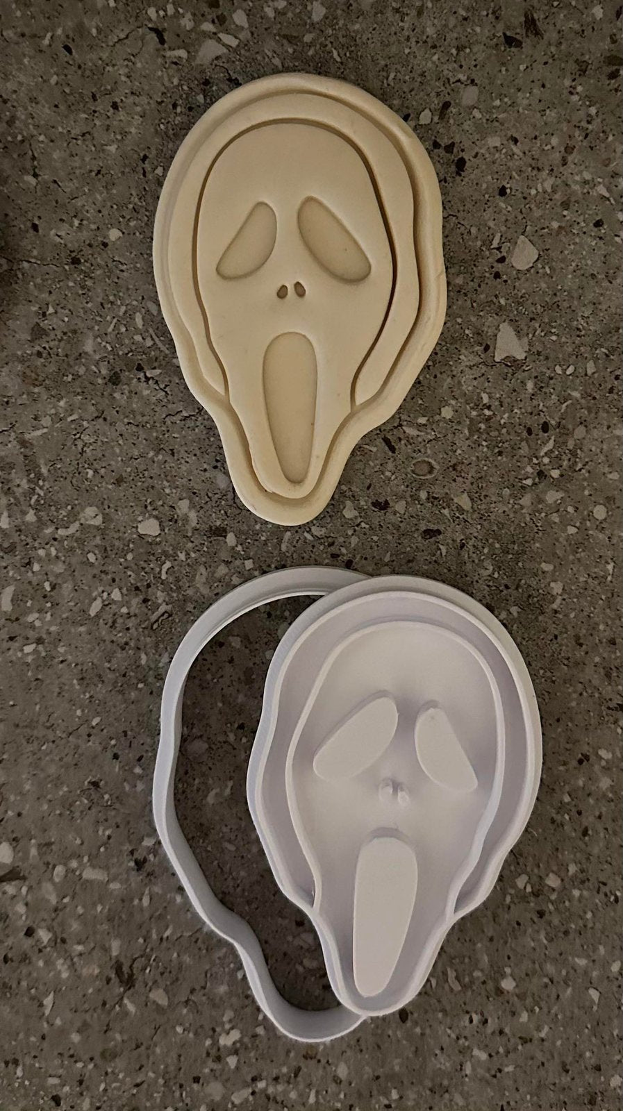 Scary mask Stamp and Cutter