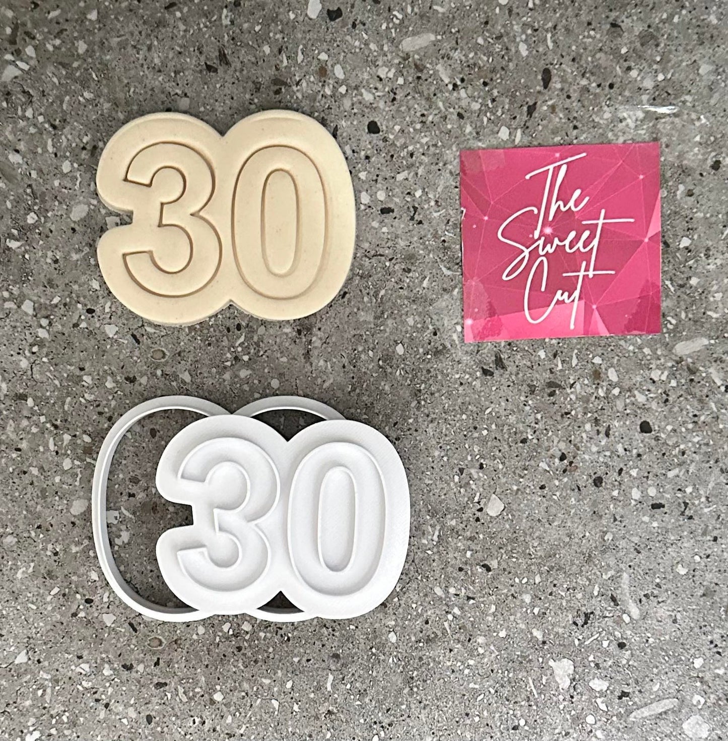 Number stamps and cutter