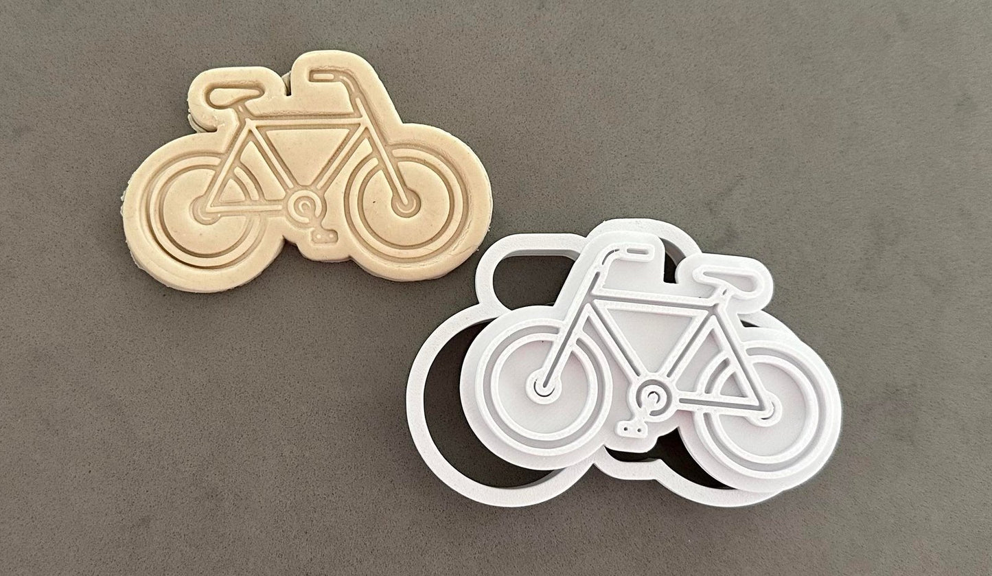 Push bike stamp and cutter