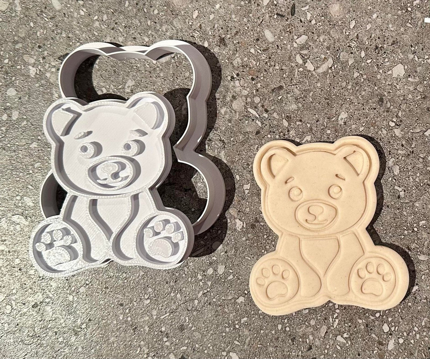 Teddy Bear 3 Stamp and cutter