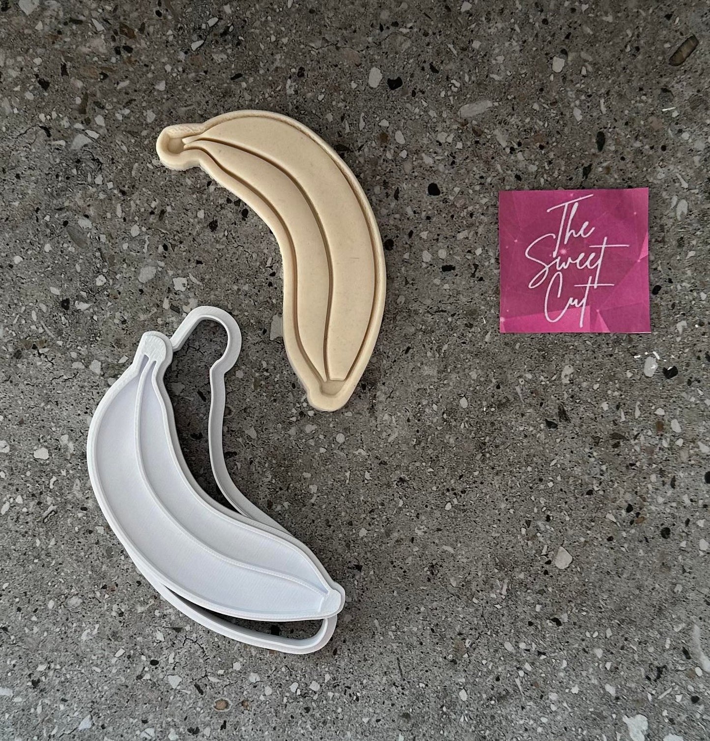 Banana Cookie Cutter and stamp