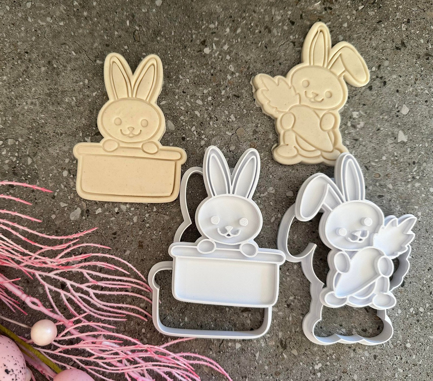 Bunnies stamps and cutters