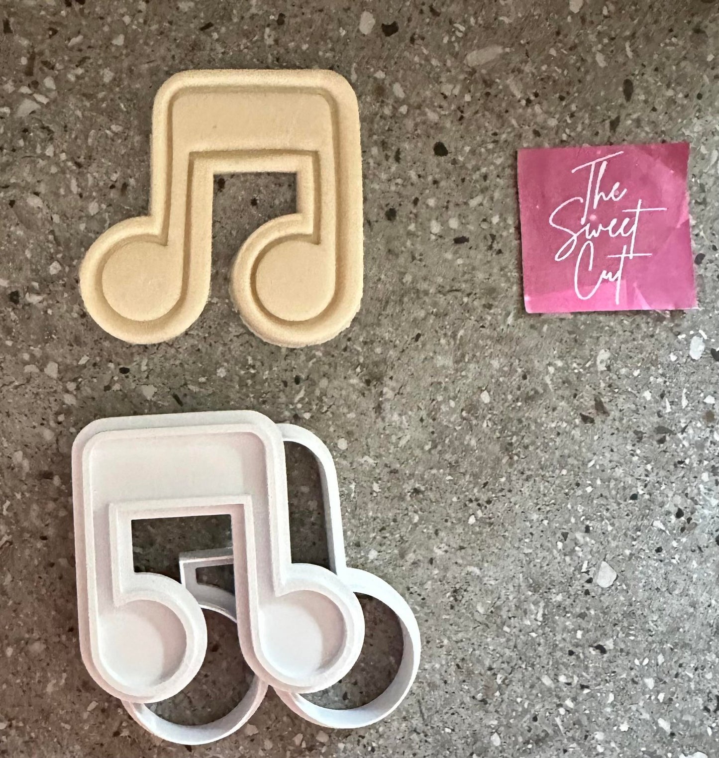 Music note stamp and cutter