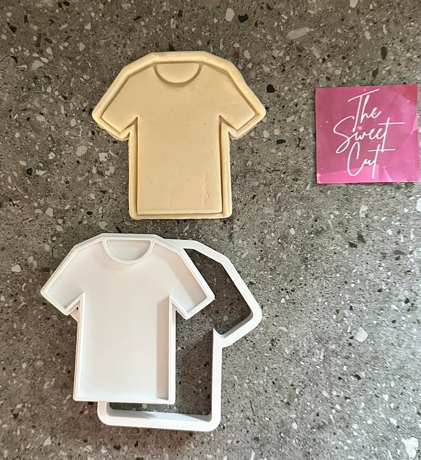 T-shirt stamp and cutter