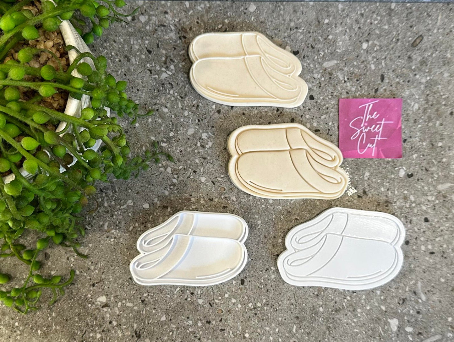 Slippers stamp and cutter