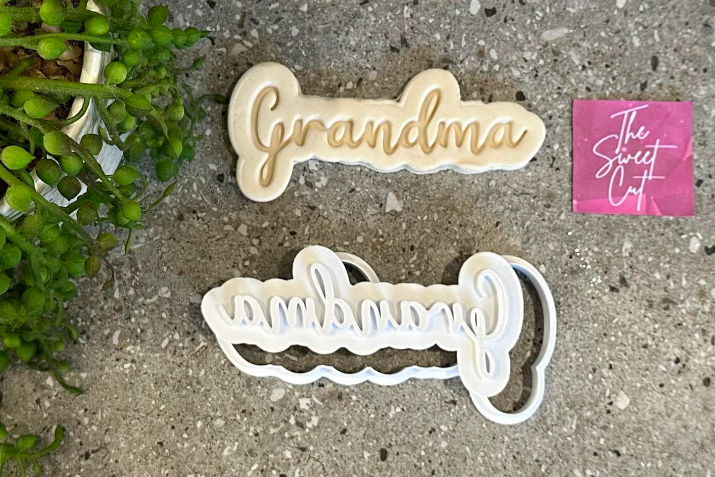 Grandma stamp and cutters