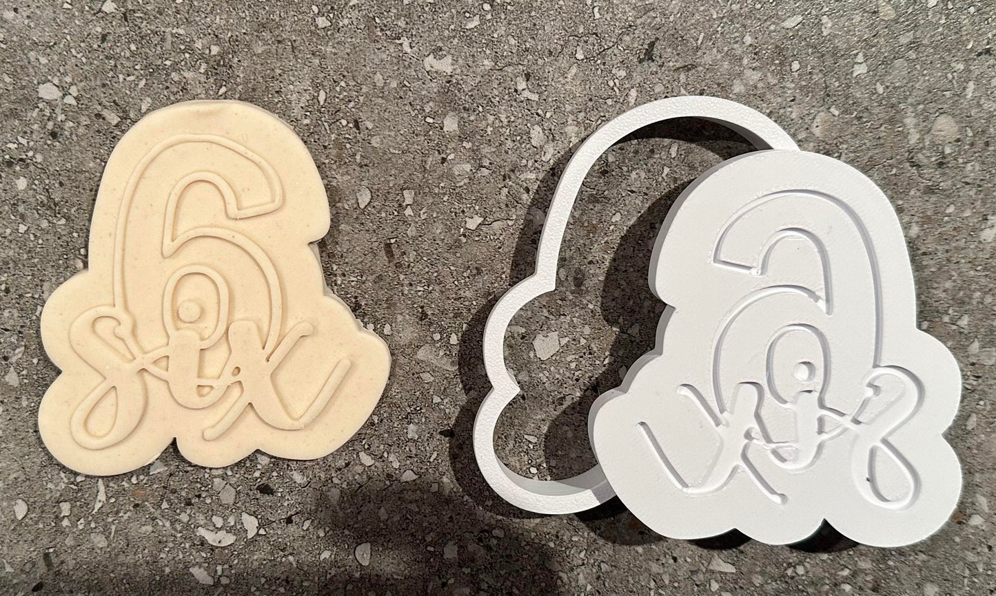 Number debossers 1-10 Stamp and Cutter