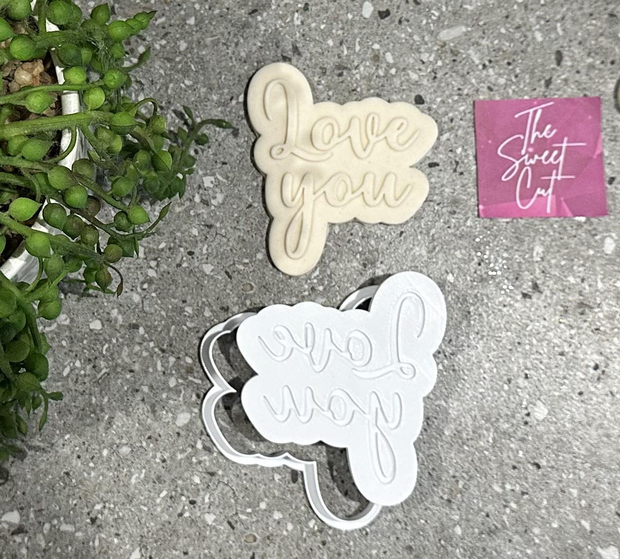 Love you 2 stamp and cutter