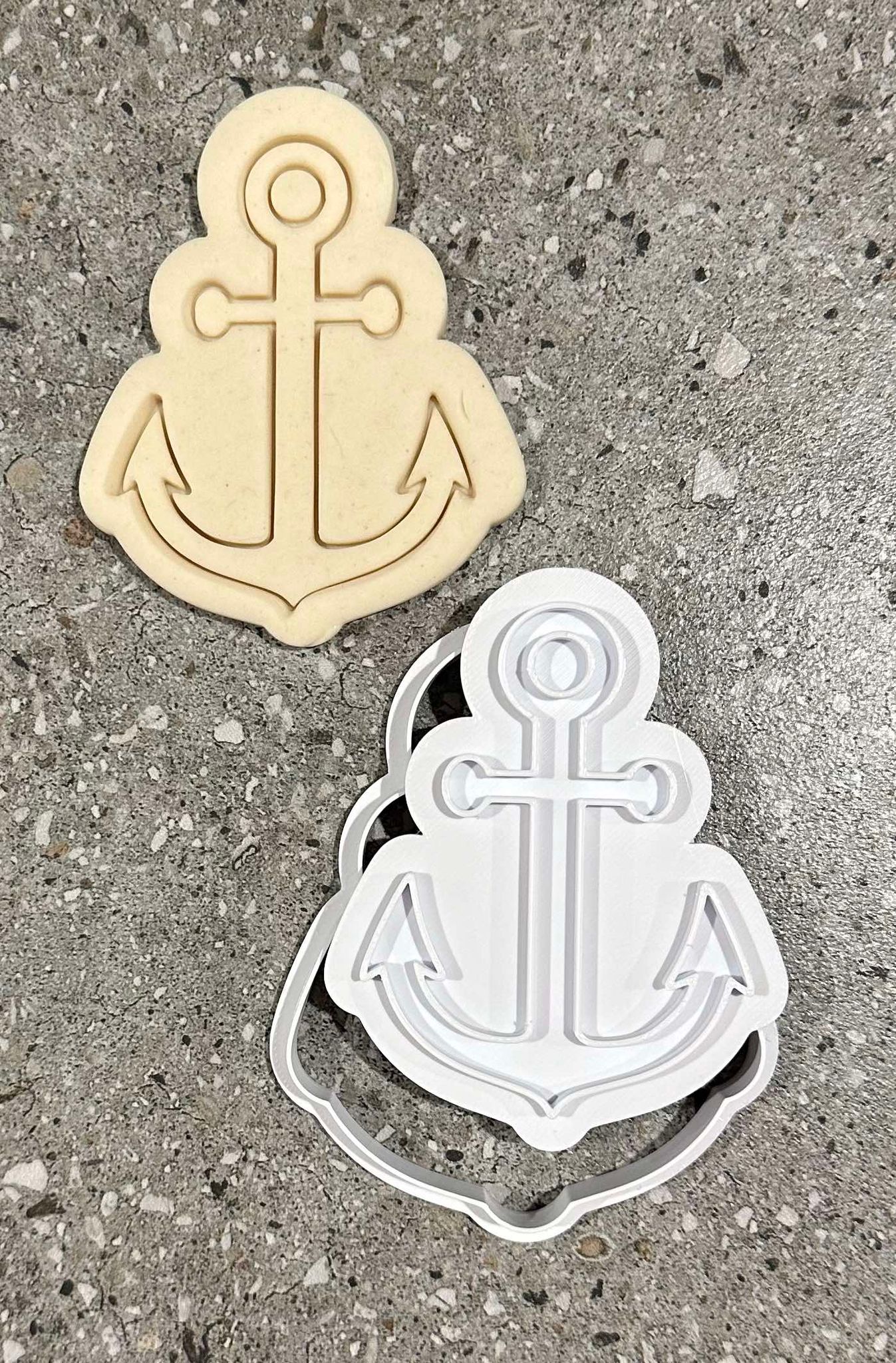 Anchor stamp and cutter