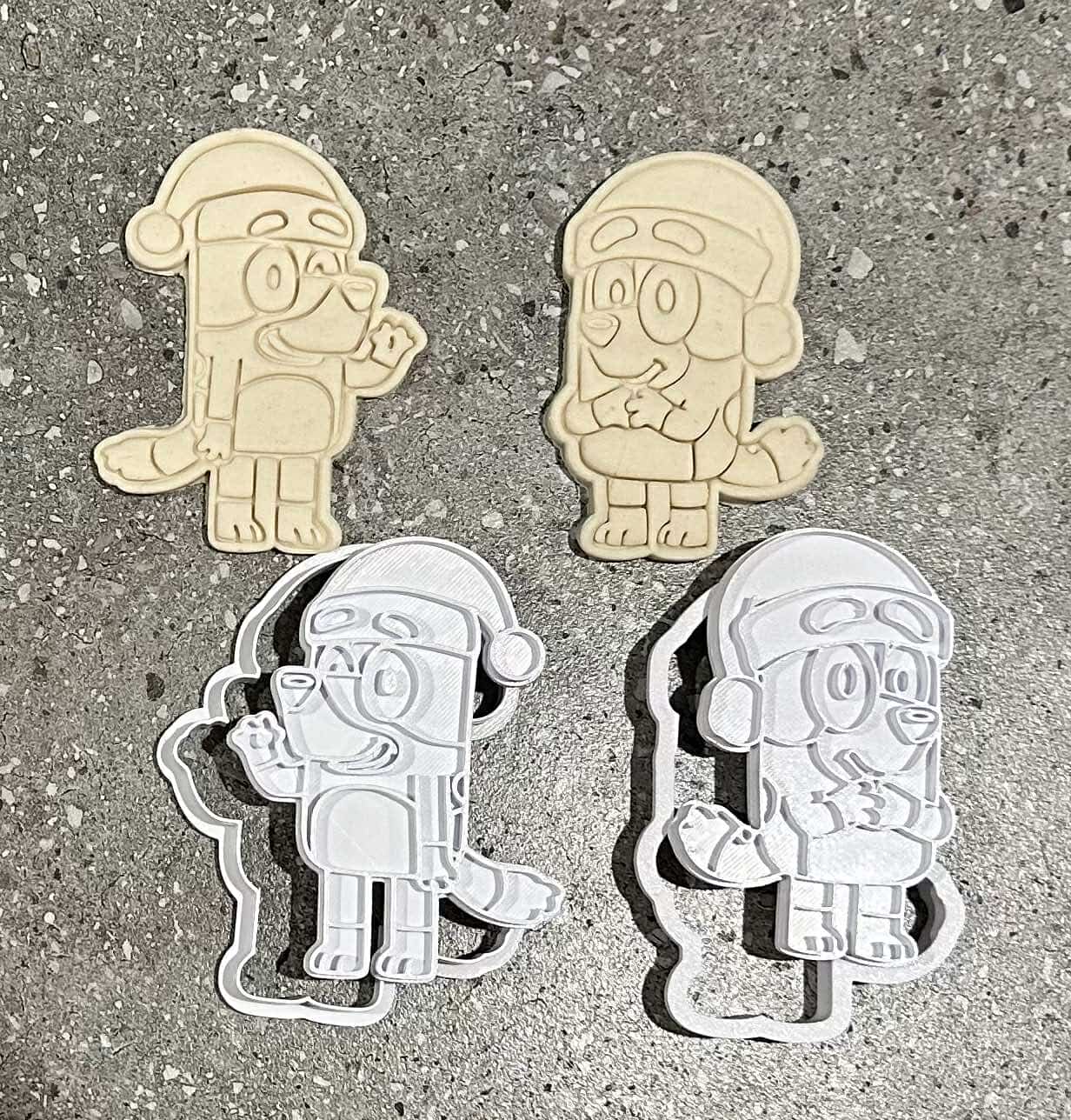 Blue dog stamp and cutter (2024)
