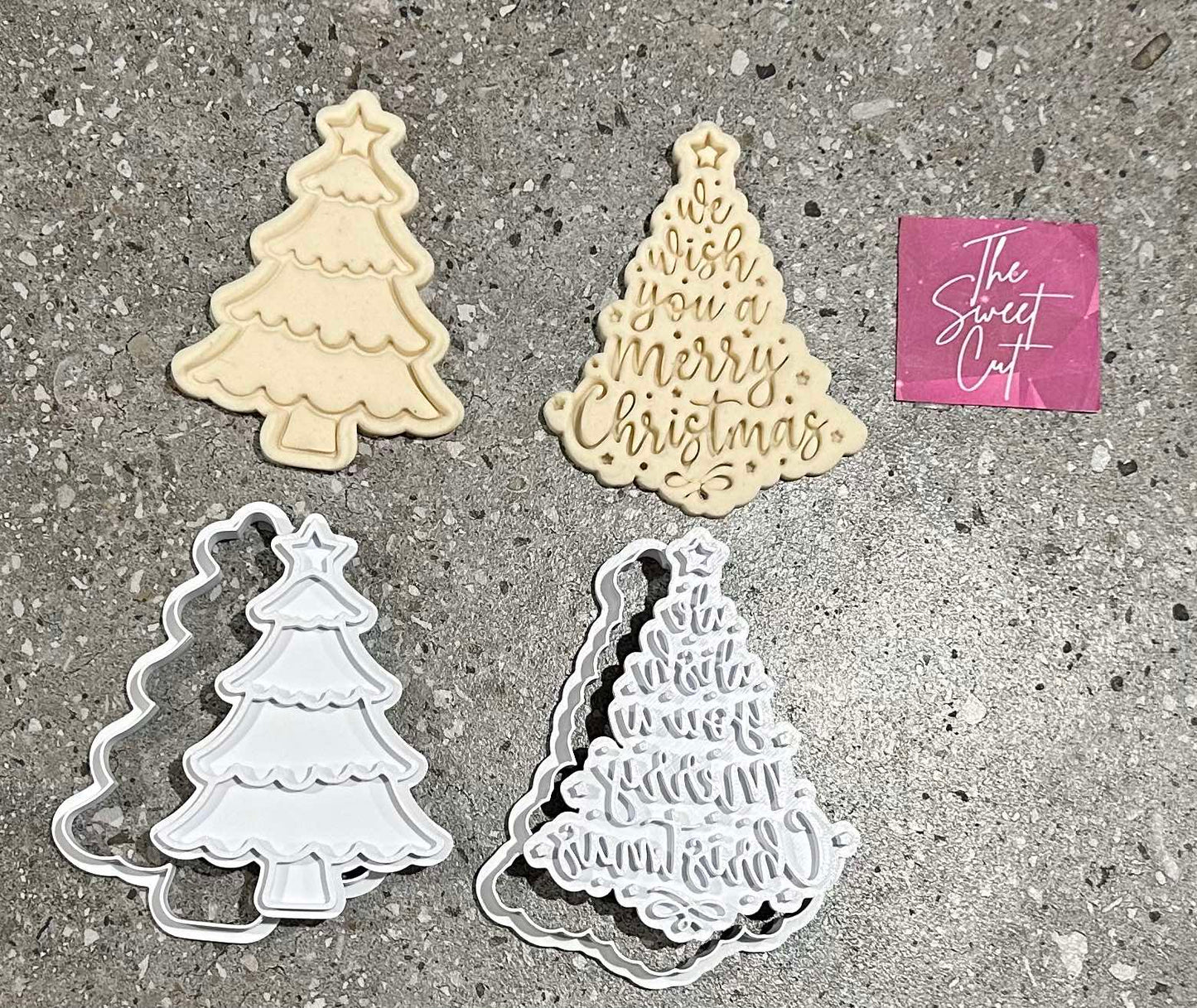Christmas tree stamp and cutter