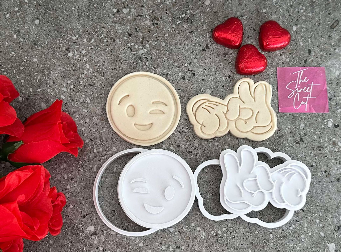 Funny Valentine's Day stamp and cutter pack
