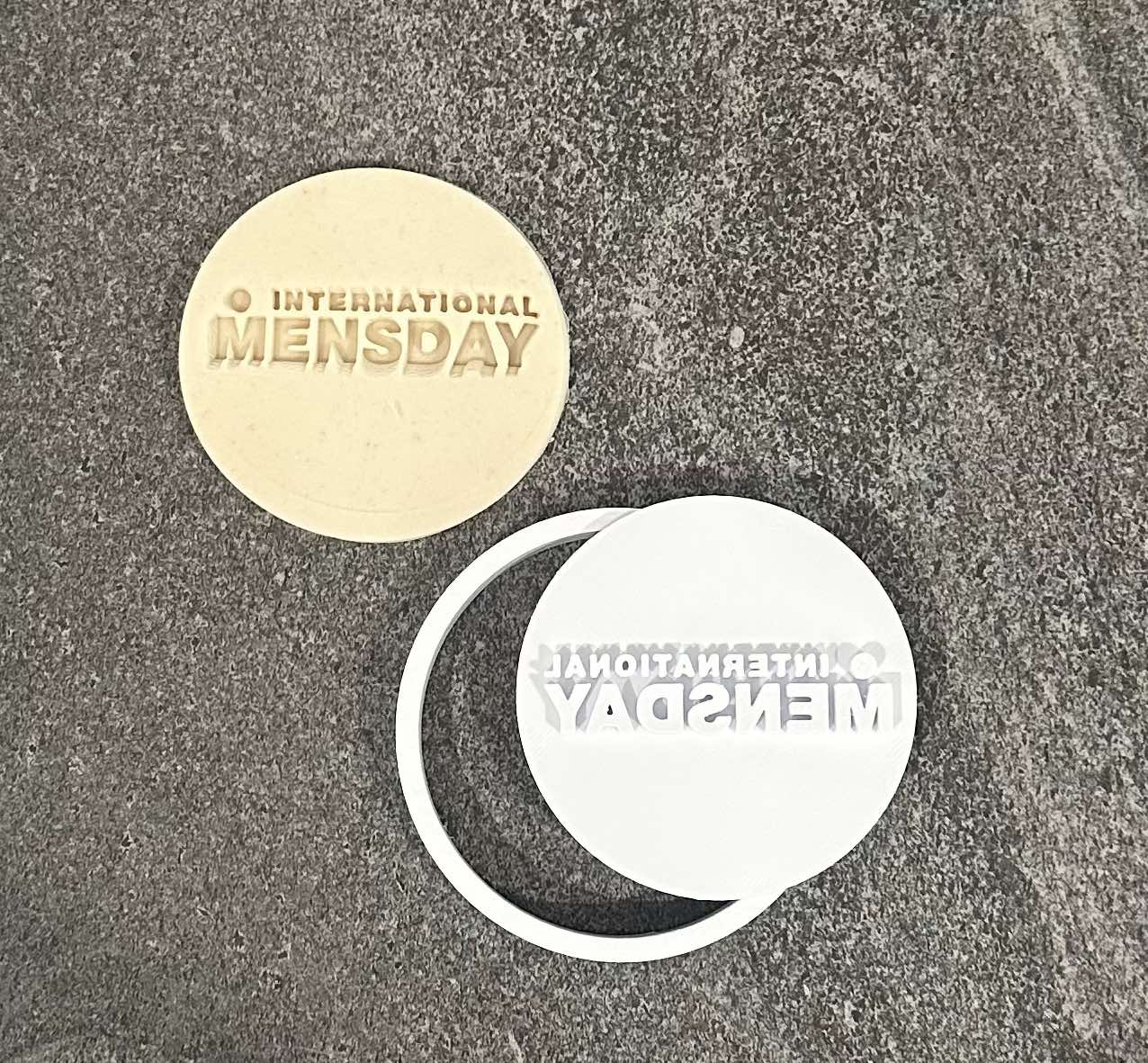 International men's Day stamp and cutter