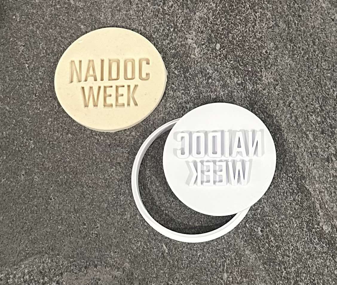 NAIDOC week stamp and cutter