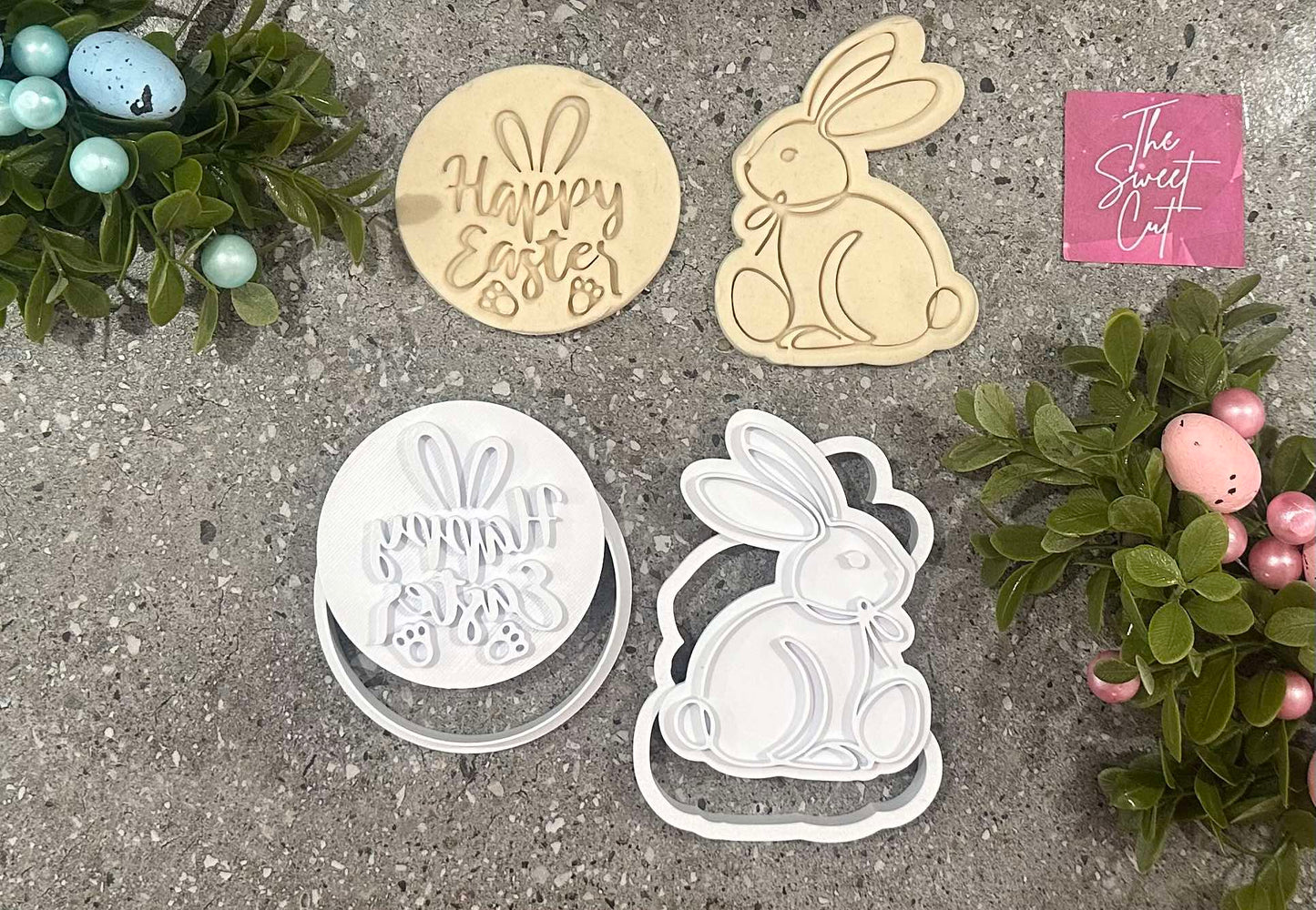 Happy Easter with bunny pack
