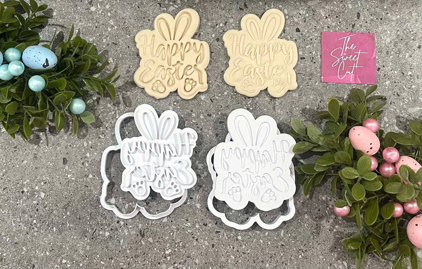 Happy Easter shape stamp and cutter