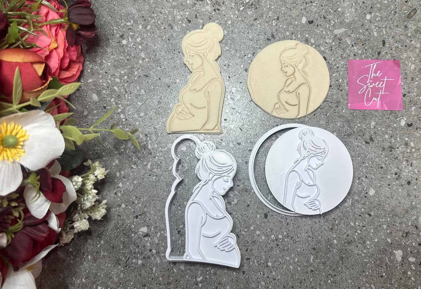 Pregnant women stamp and cutter