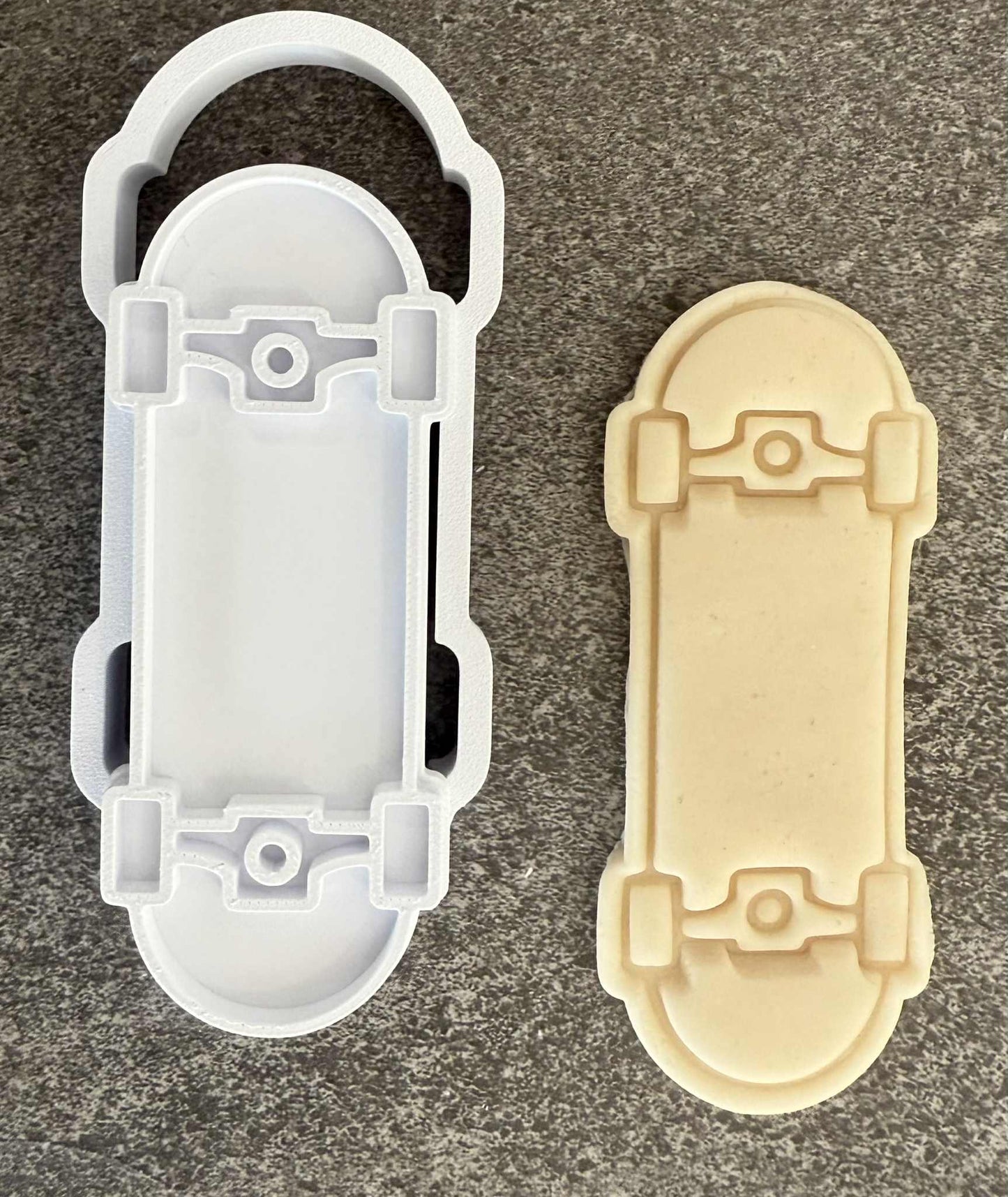 Skate board underneath