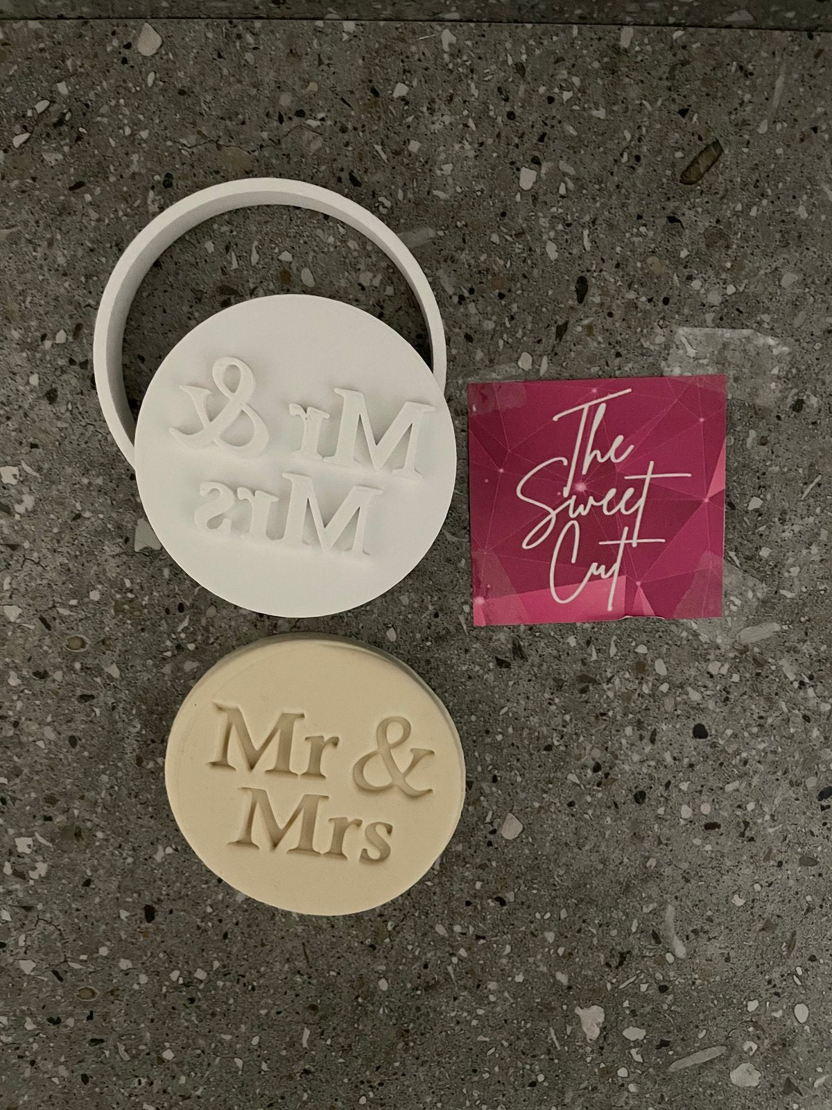 Initial wedding stamps