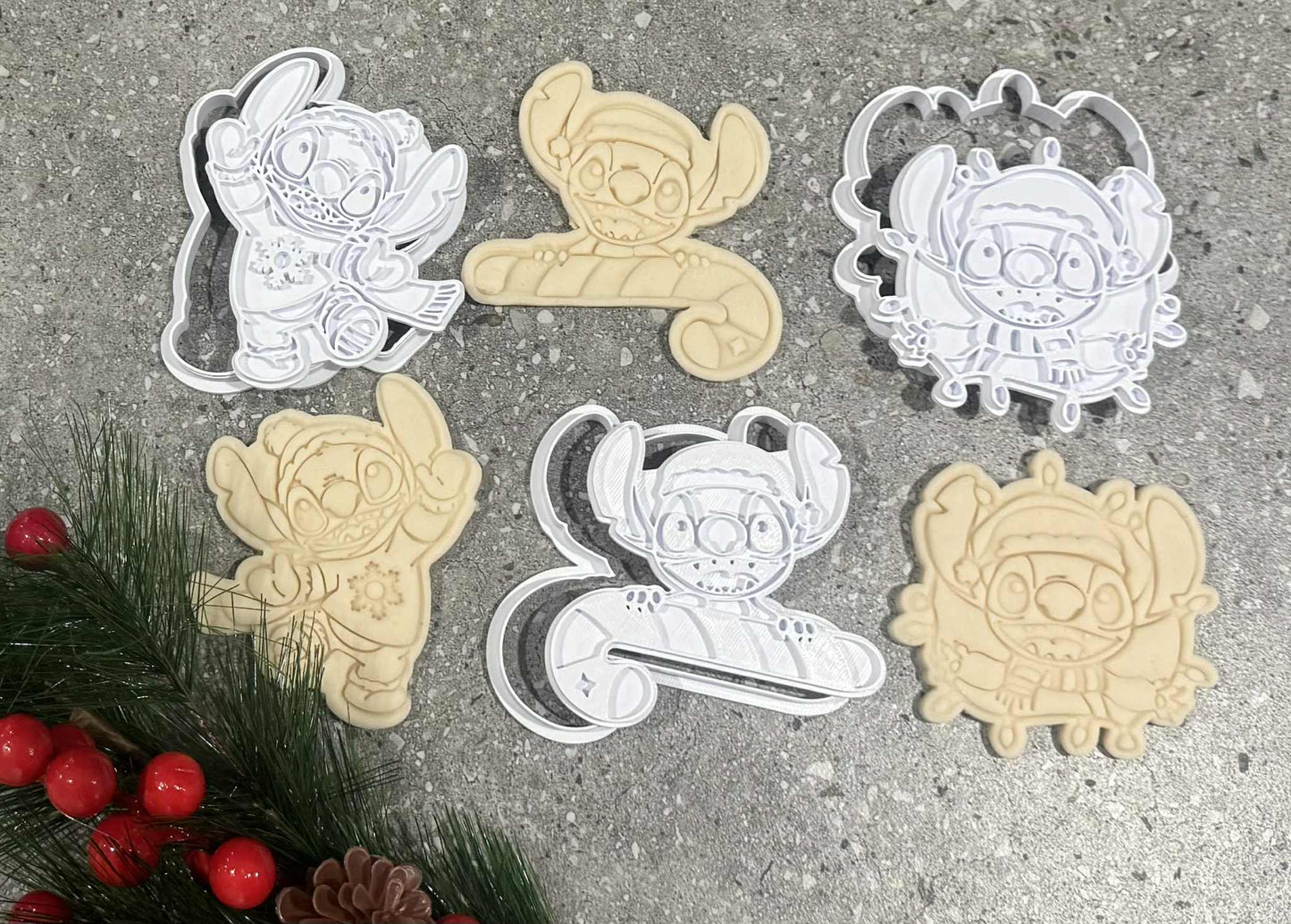 S Blue Character stamp and cutters