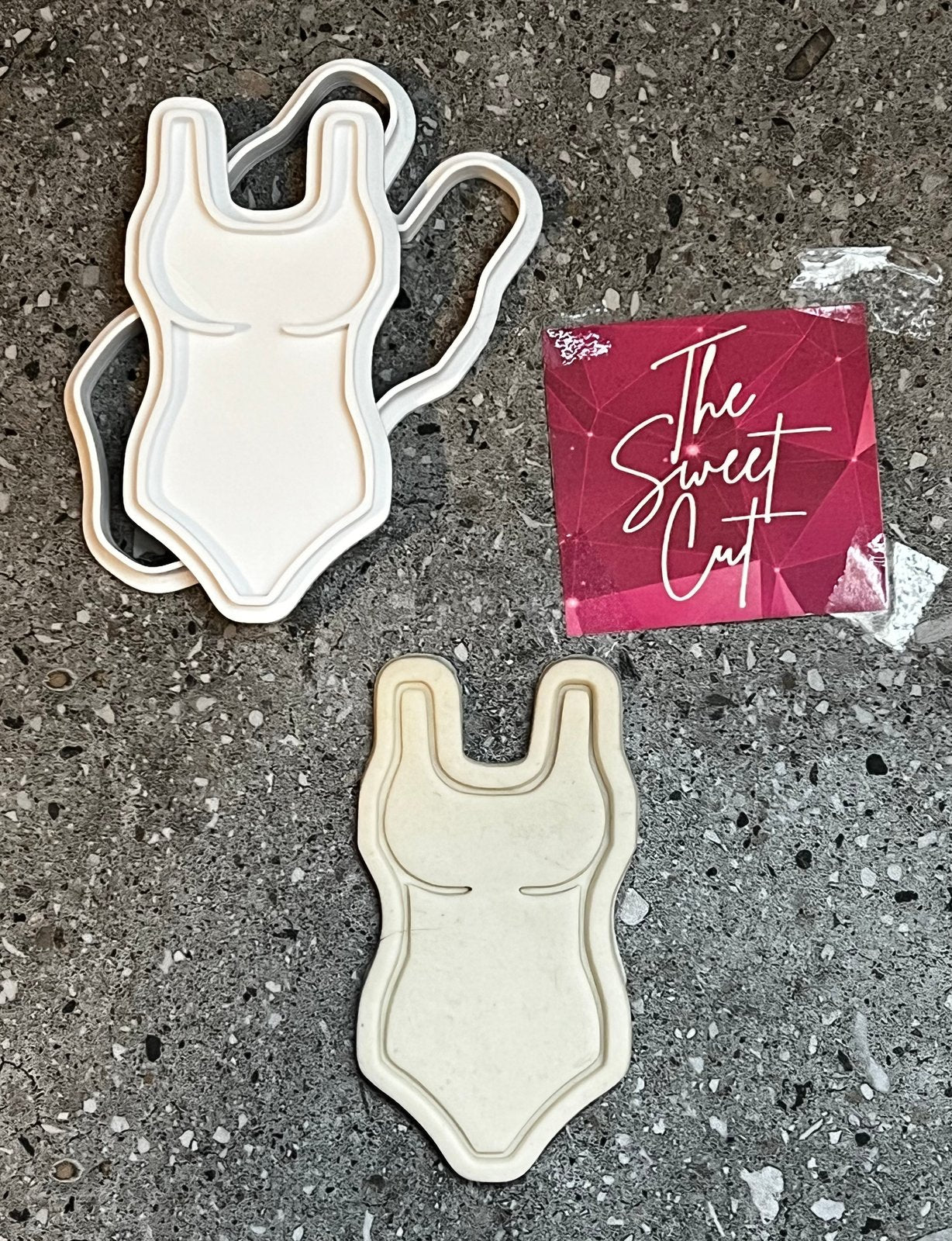 Women bathers stamp and cutter