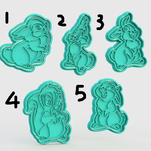 Rabbits stamp and cutters