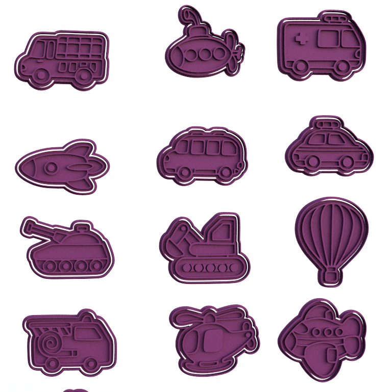 Transport stamps and cutter