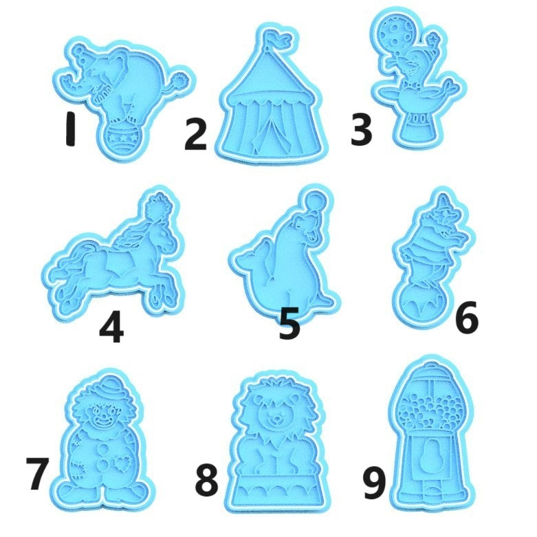 Circus Stamps and cutters