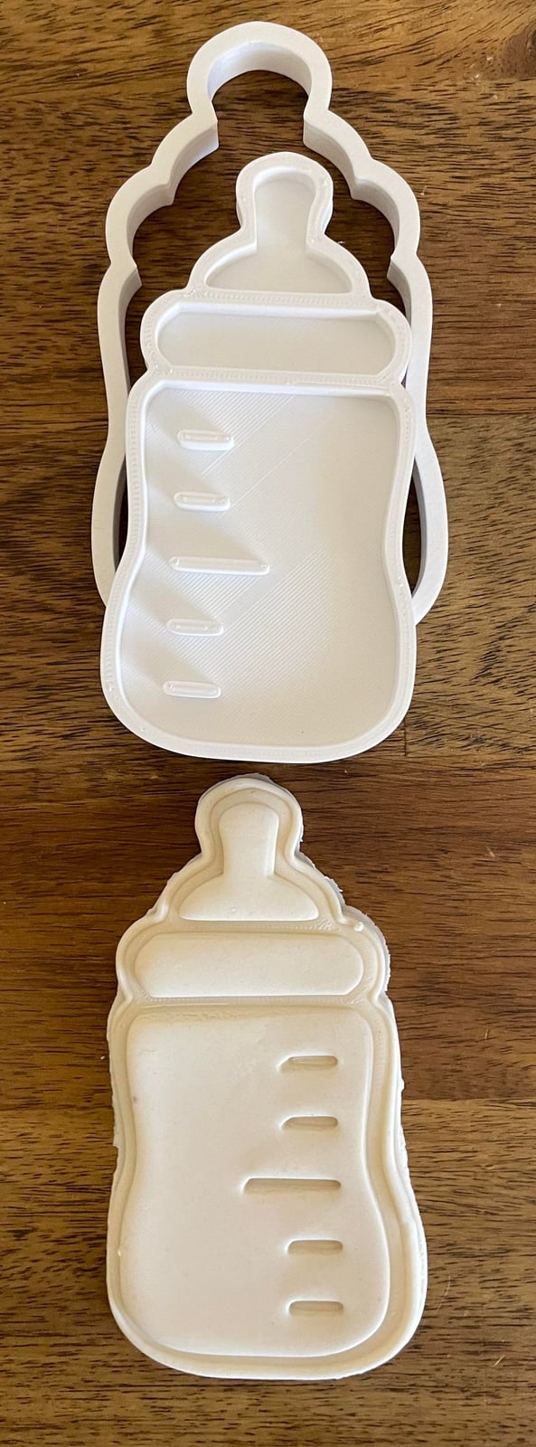 Baby bottle stamp and cutter