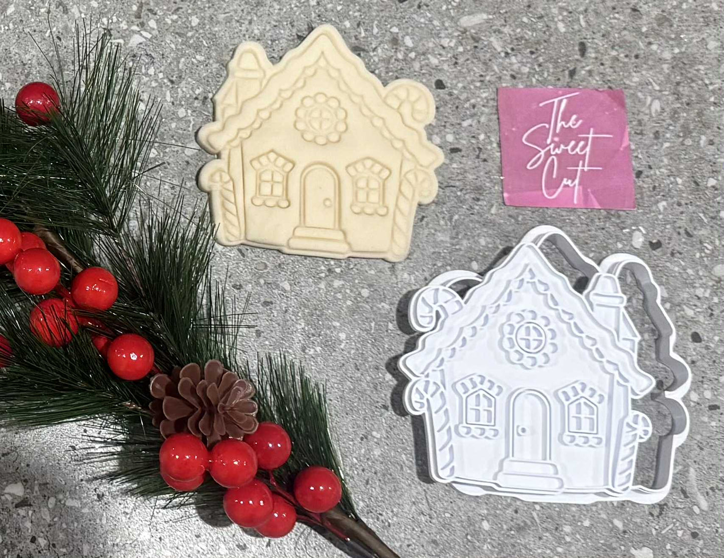 Gingerbread House Stamp with cutter