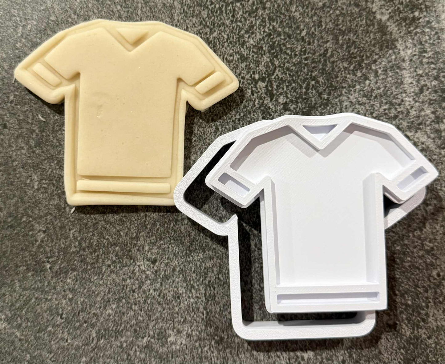 Footy shirt stamp and cutter
