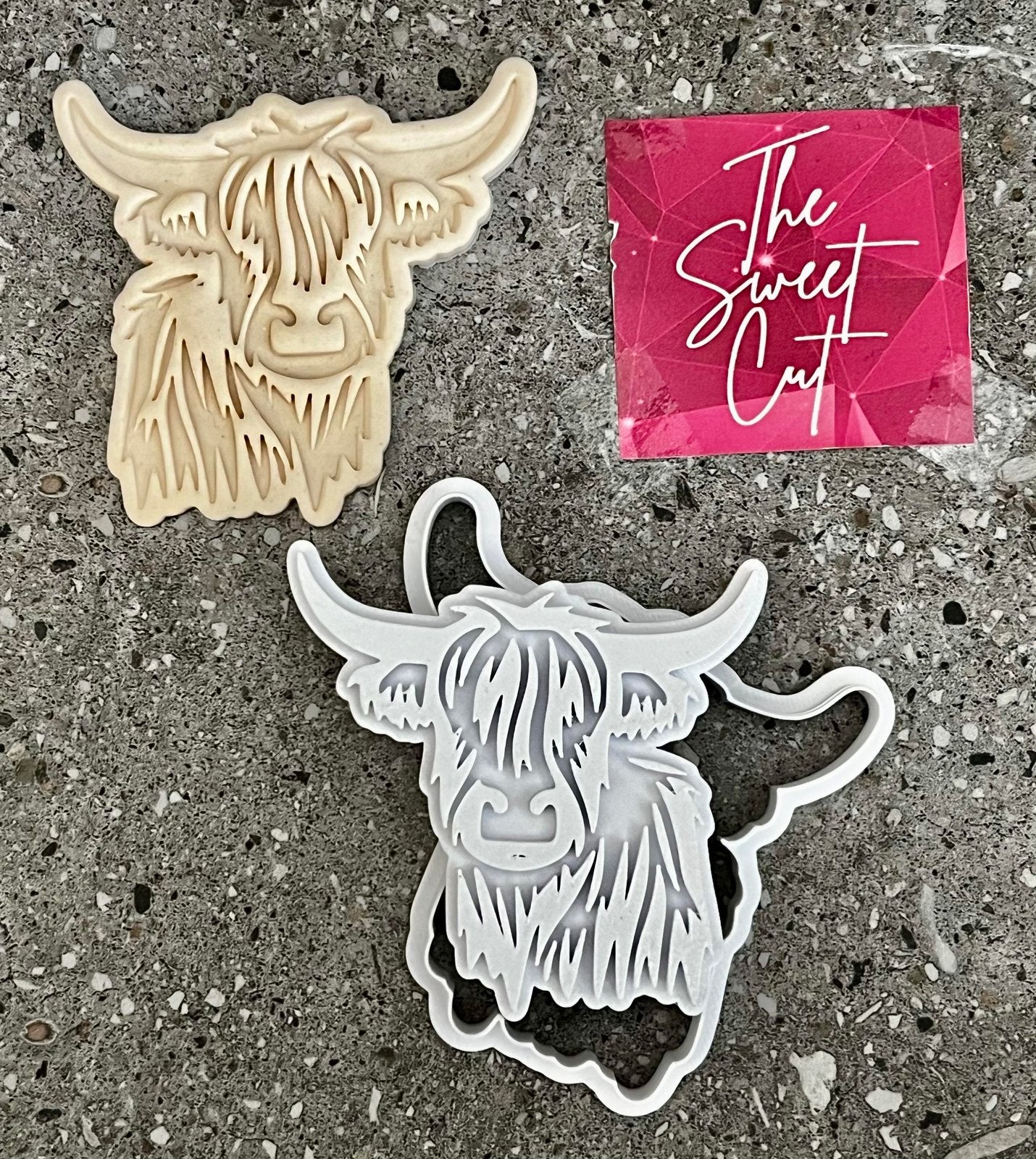 Highlander cow stamp and cutter