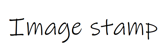 Image stamp and cutter