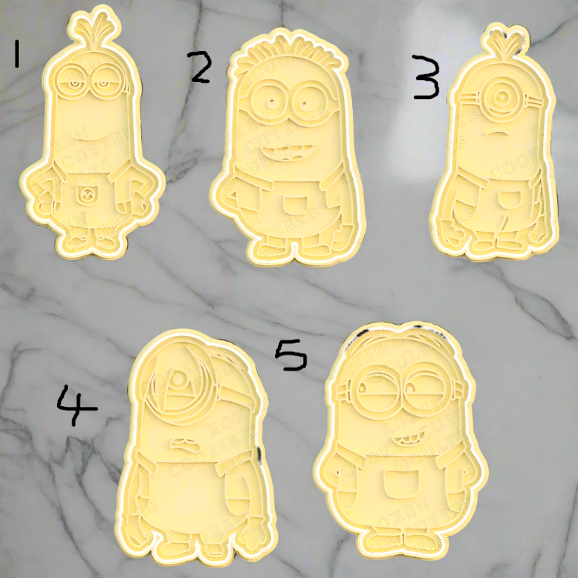 Yellow men Stamp and cutter