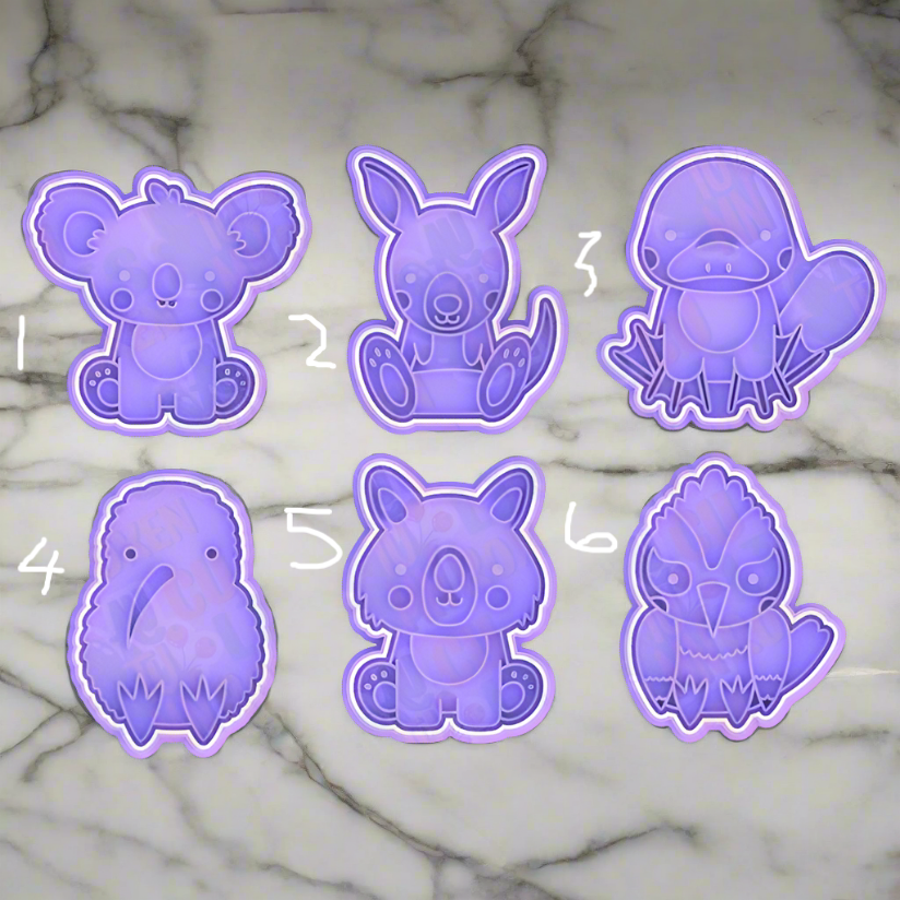 Australian Animals cute Stamp and cutters