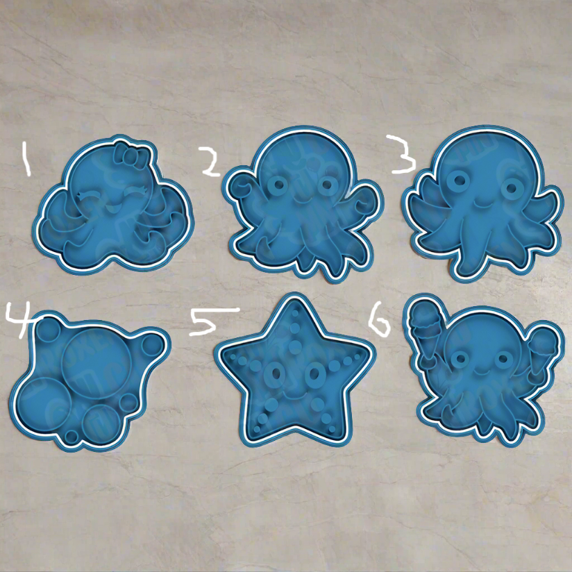 Octopus stamp and cutters