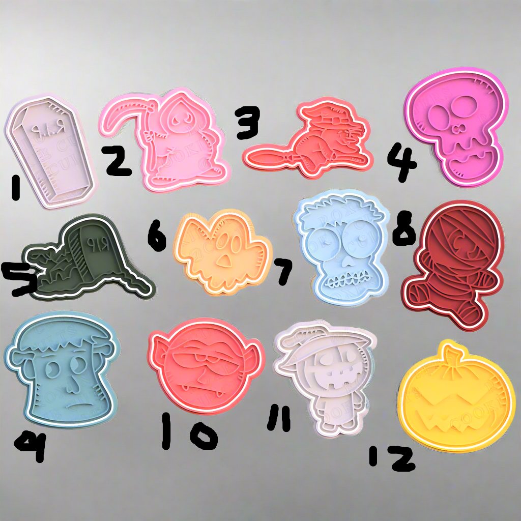 Halloween stamps and cutters